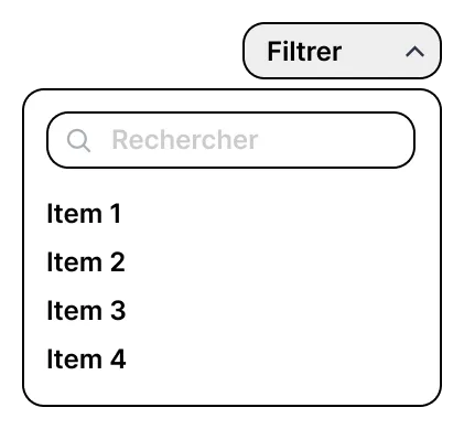 Composant à créer lors du benchmark