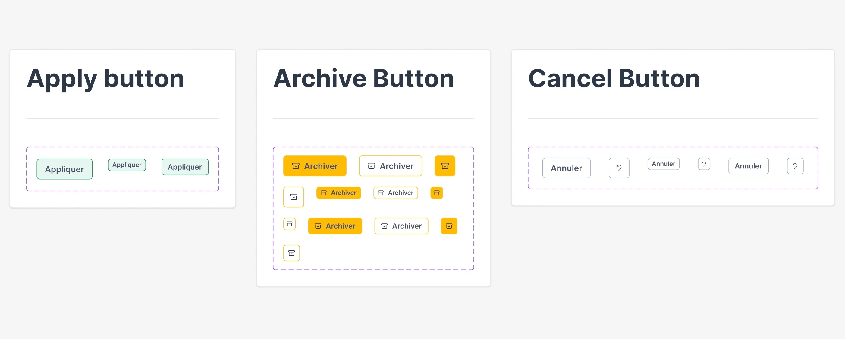 3 Boutons spécialisés sur 24