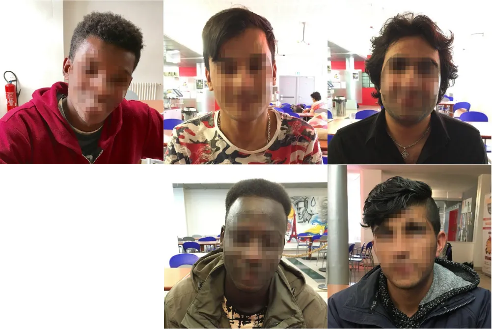 5 des 6 réfugiés interrogés