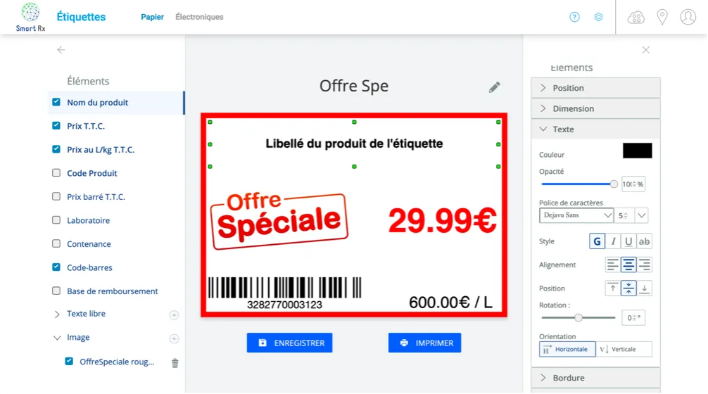 Editeur de modèles en production