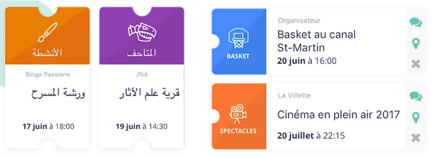 Métaphore du ticket